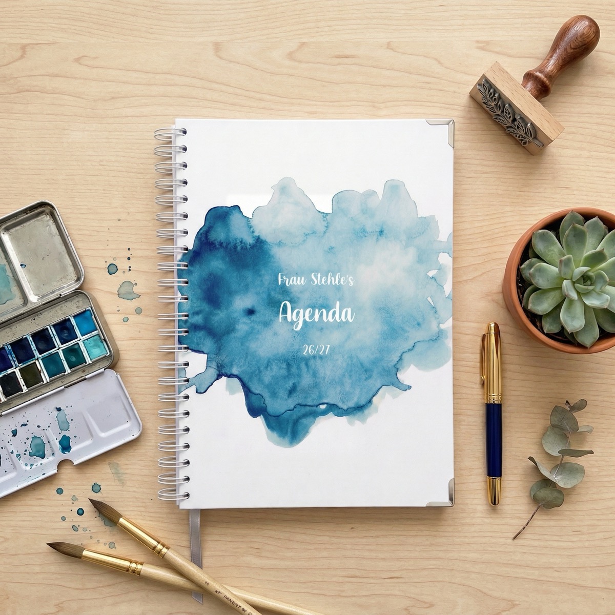 dream. plan. teach. Agenda Cover