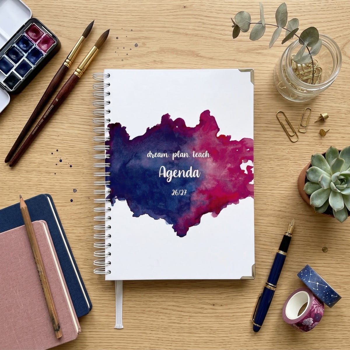 Aquarell Blue Cover