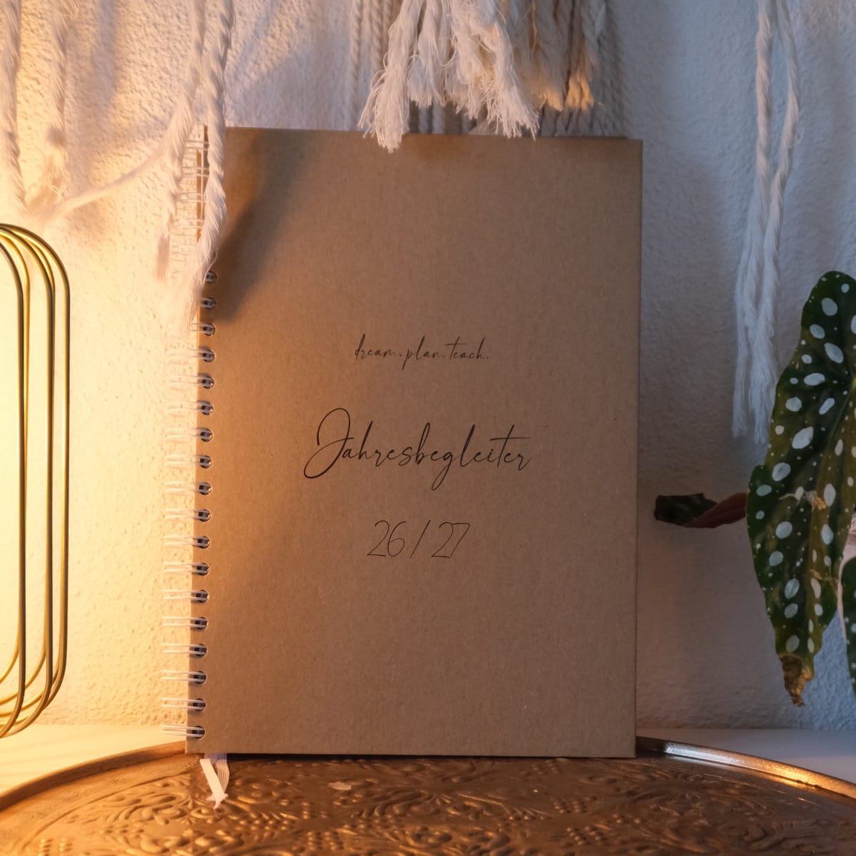 Lehreragenda Nature Kollektion – Muskat-Cover aus Recyclingpapier